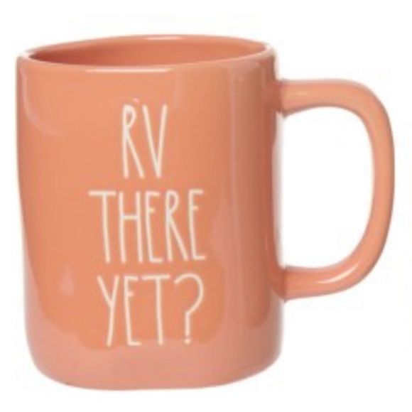 RAE DUNN • “RV There Yet?” Peach Mug - Picture 7 of 10